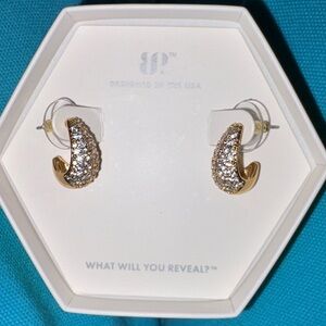 Elegant Gold and Silver Earrings